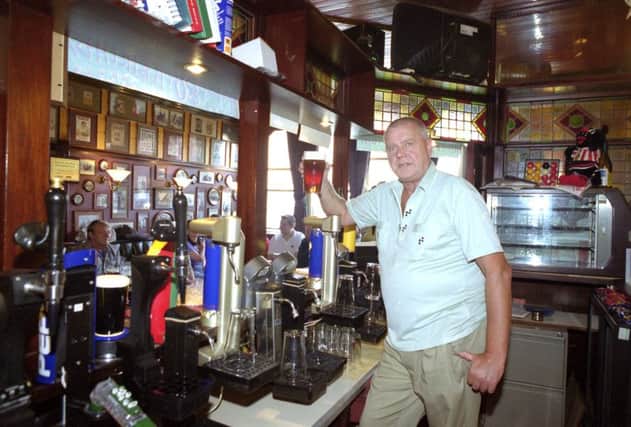Sid Bicker pulling the last pint at the Brewery Tap - one of the watering holes featured in today's feature about Sunderland pubs of yesteryear.