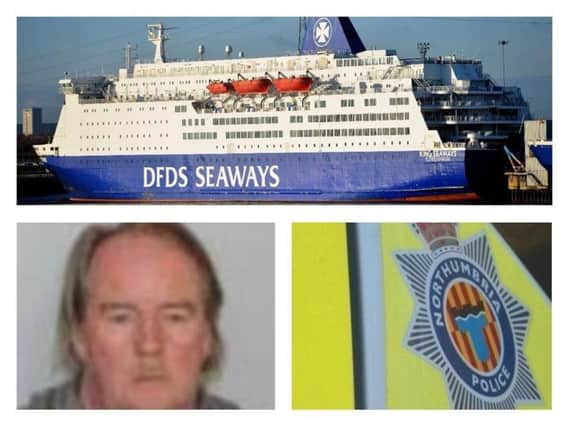 Terrence Murphy is missing after disappearing from a DFDS ferry between Amsterdam and North Shields