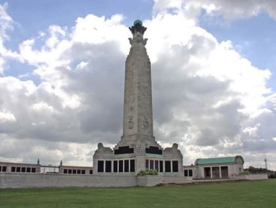 Chatham Naval Memorial where Stanley Simpson is remembered with honour. Photograph courtesy of the Commonwealth War Graves Commission.