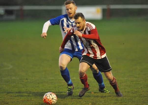 Sunderland RCA's Clayton Davis (red/white) is back in action this weekend.