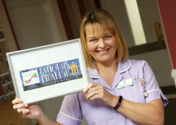 New carer Nichola Horn, who works at Donwell House, Washington, is in the running for a national care award.
