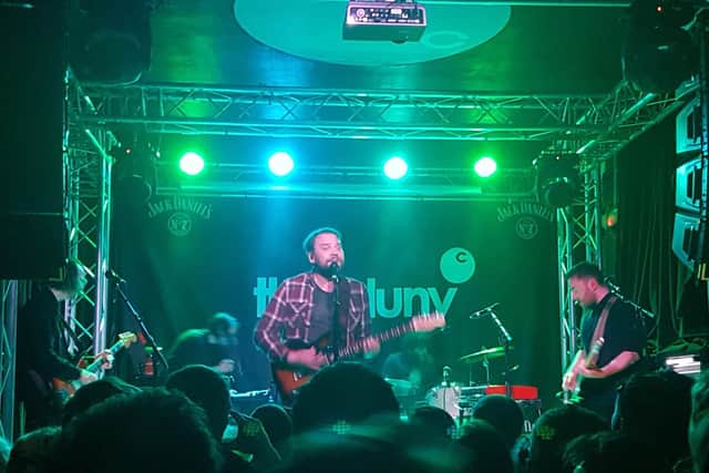 Frightened Rabbit playing at The Cluny. Pic: Mark Grainger.