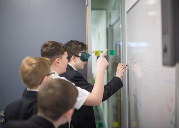 Pupils from schools across the region visited the University of
Sunderland to discover more about science, technology engineering and maths.