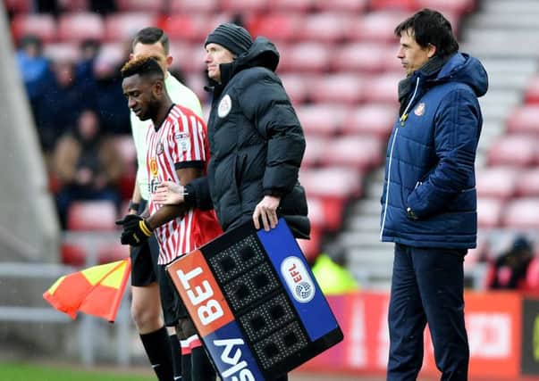 Kazenga LuaLua comes on as a sub in Saturday's home clash with Preston. Picture by Frank Reid