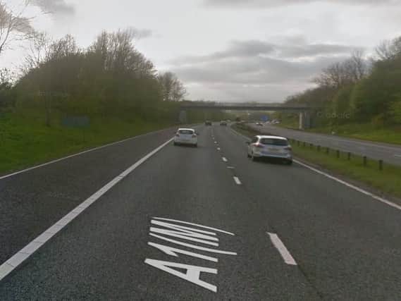 The A1M south of Chester-le-Street. Picture from Google Images