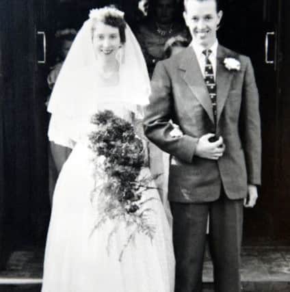 Norman and Dorothy Colling on their wedding day.