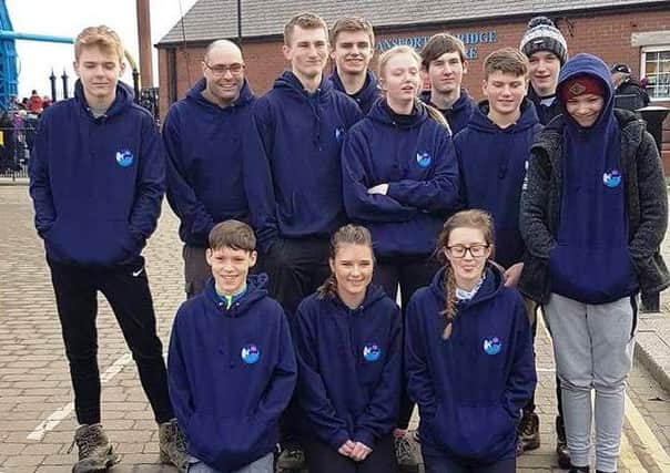 The Scouts who will be enjoying a Tall Ships adventure this summer.