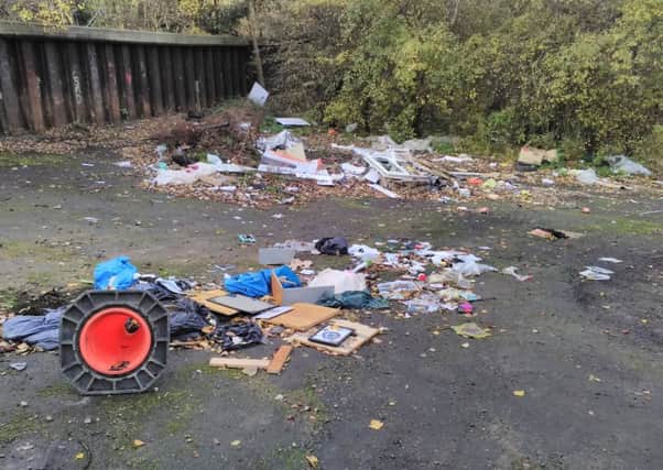 Waste was found dumped in Millfield.