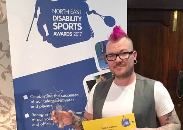 Sunderland Deaf AFCs manager Scott Garthwaite has won the North East Disability Sports Award's title of Coach of the Year 2017.