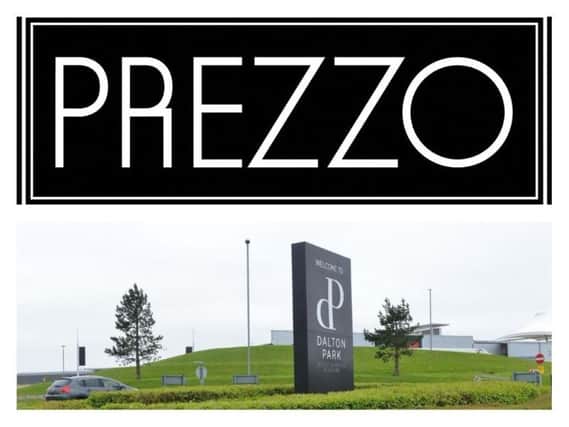 Prezzo, top, is closing its branch at Dalton Park, below.