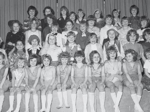 The 1st Grindon Guides and Brownies in 1980.