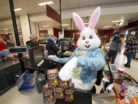 The Easter Bunny at Wilko
