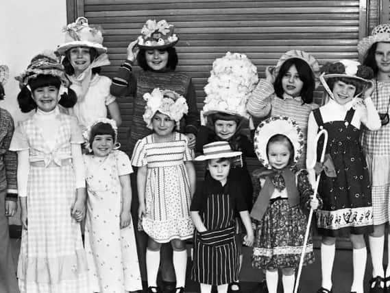 An Easter bonnet party at St Thomas Aquinas School in 1978.