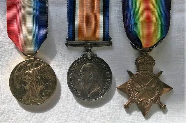 Private Henderson's medals.