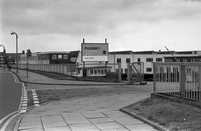 The Plessey plant in 1976 in Sunderland.