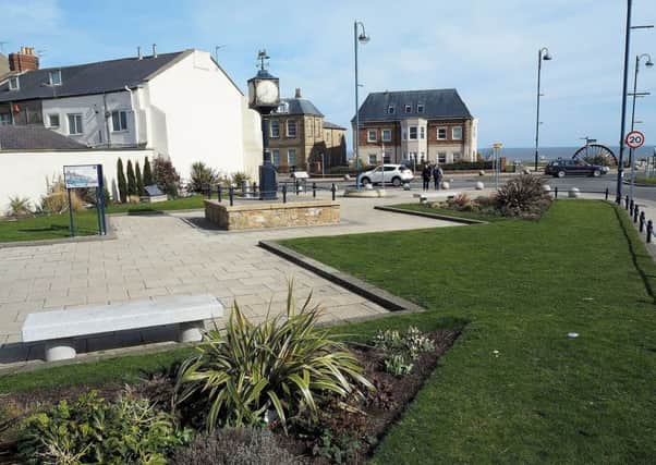 The Clock Garden on Seaham's seafront, where memorial stones have already been laid in honour of the Army and Royal Navy.