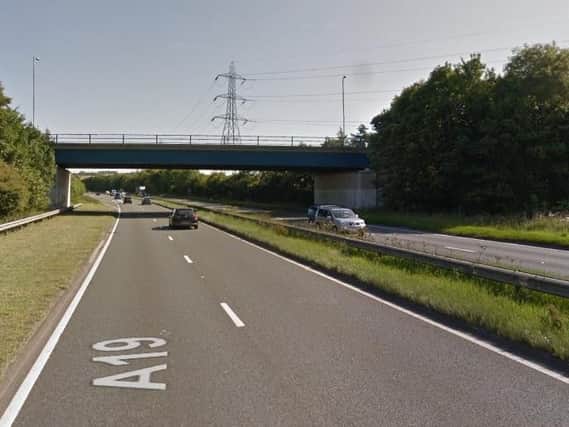 The A19 southbound. Picture from Google Images