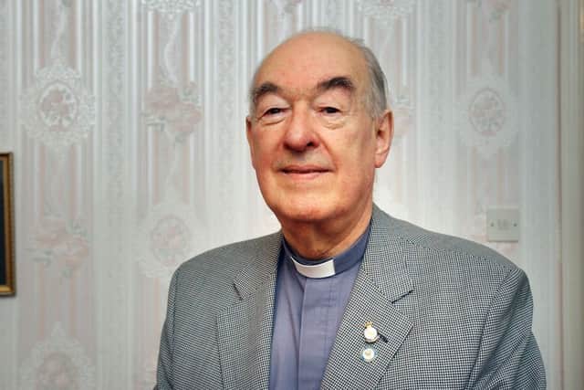 The late Reverend Les Hood, pictured in 2006.