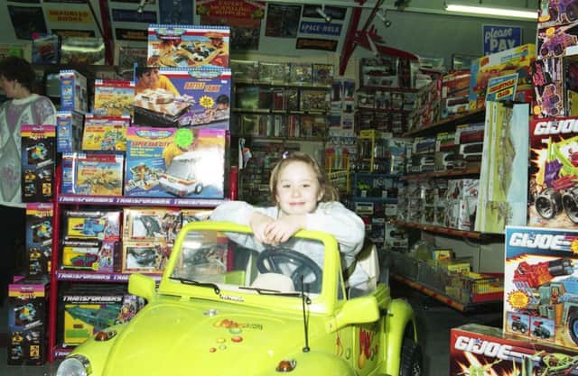 Toys and games galore as the store is pictured in the run-up to Christmas 1992.