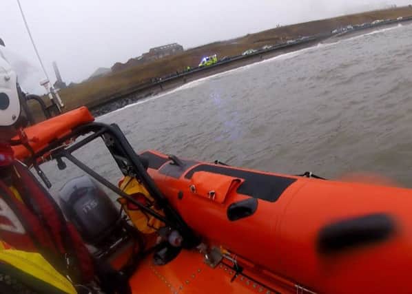 Sunderland RNLI took part in the rescue operation. Photo by RNLI/Paul Nicholson.