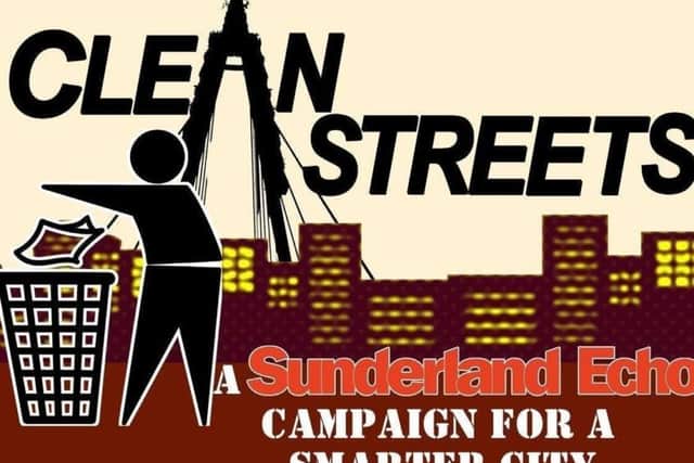 Clean Streets is an Echo campaign calling on the city to be kept litter-free.