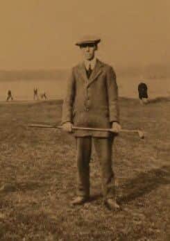 Michael Moran, who was Seaham Golf Club's professional before he went on to serve in the British Army.