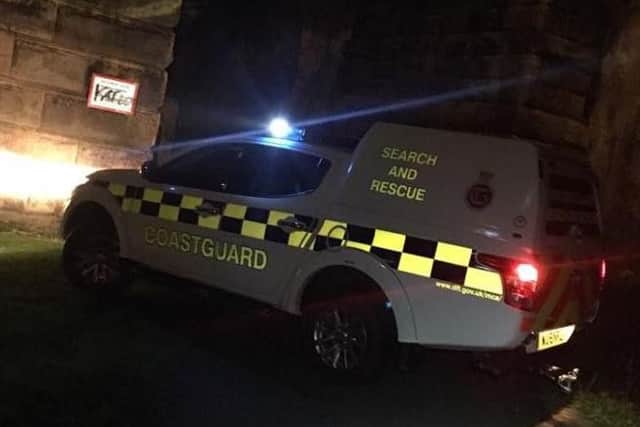 The Sunderland Coastguard Rescue Team was joined by police and the RNLI on the call out.