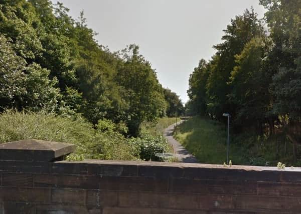 Police chased a man on foot on the coast to coast path off Wessington Way in Sunderland. Pic by Google Maps.