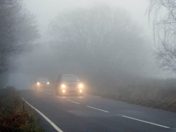 Drivers are being urged to take care today, with fog patches on road across the region