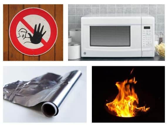 Tyne and Wear Fire and Rescue Service has issues a plea for those with children to be ware of the craze of putting tinfoil in a microwave.