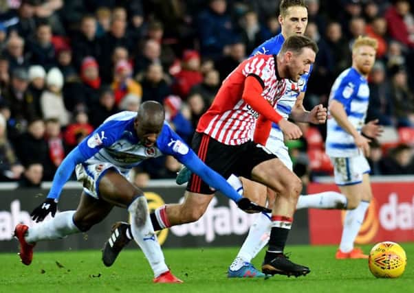 Sunderland winger Aiden McGeady tries to create an opening in December's 3-1 home defeat to Reading. Picture by Frank Reid