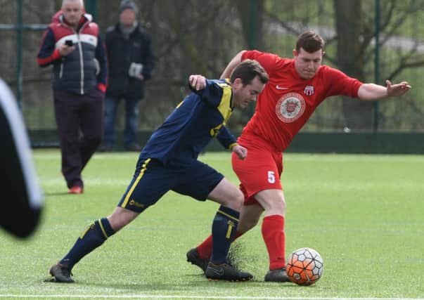 Victoria Gardens (red) take on Ryhope Foresters last weekend. Picture by Kevin Brady