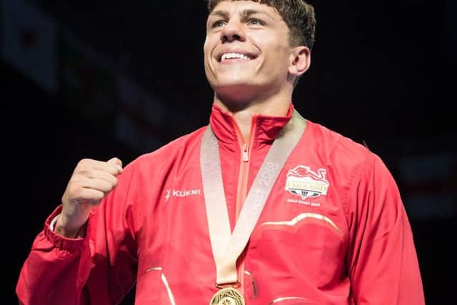 Pat McCormack with his gold medal at the Commonwealth Games in Australia.'Danny Lawson/PA Wire.