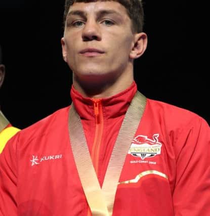 Luke MCCormack took bronze in the men's welterweight final. Pic: Danny Lawson/PA Wire.