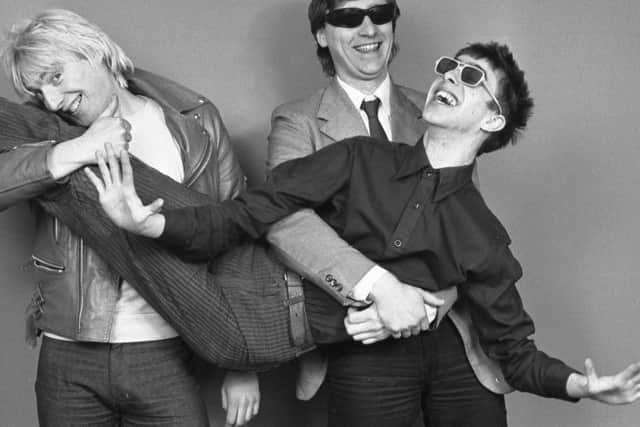 A publicity picture of The Toy Dolls.