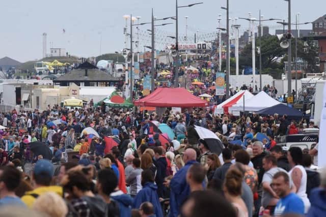 Thousands of people flock to the seafront for the Sunderland International Airshow.