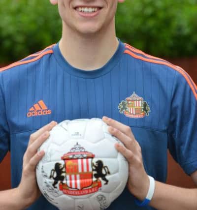 Sunderland Deaf AFC player Jake Rowan, who is hoping to represent Scotland in a friendly against Belgium later this month.