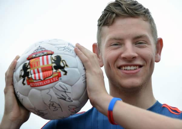 Sunderland Deaf AFC player Jake Rowan, who is hoping to represent Scotland in a friendly against Belgium later this month.