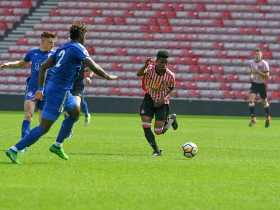 Bali Mumba in action for Sunderland Under-23s.