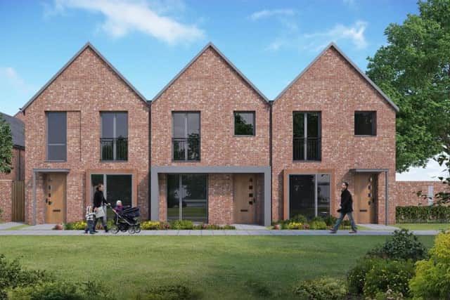 An artist's impression of housing which could be built in the South Seaham Garden Village.