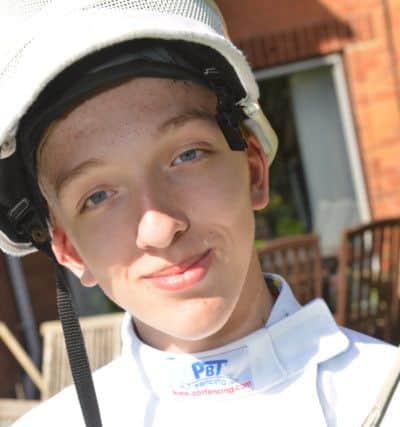 Youngster wheelchair fencer Joshua Waddell