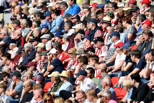 Sunderland fans at last weekend's game at home to Burton Albion.