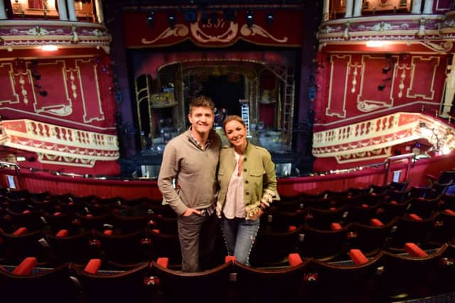 Claire Sweeney and Tom Chambers who are starring in Crazy for You at the Sunderland Empire this week.