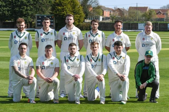 Hetton Lyons. Back, from left: Chris Martin, Jack Burnham, Jonny Malkin, Ben Whitehead, Victor Spencer, Stuart Walker Front: Carl Watson, Robert Talbot, Jarvis Clay (captain) Chris Ralston, Cameron Grimwood, Connor Grimes (scorer). Picture by Kevin Brady