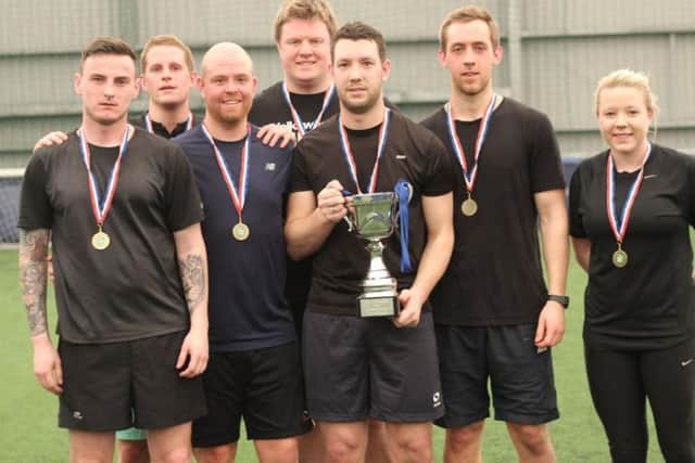 The winning side from the Durham Constabulary tournament.