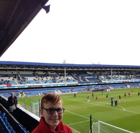 Finlay Anderson at a Sunderland game away to Queens Park Rangers.