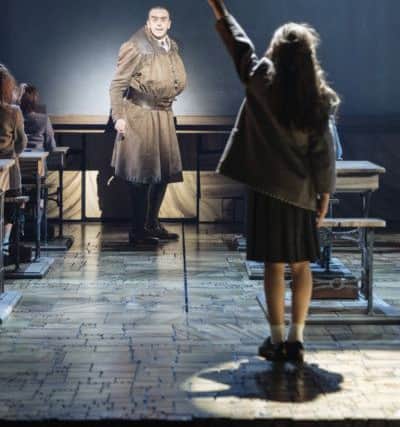 Craige as the fearsome Miss Trunchbull