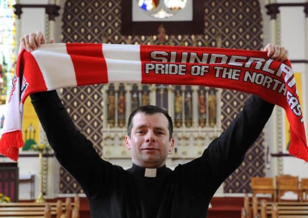 Sunderland supporter Father Marc Lyden Smith.