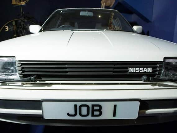 The first Nissan Bluebird to roll off the plant at Sunderland is on show as part of the museum's permanent exhibition.