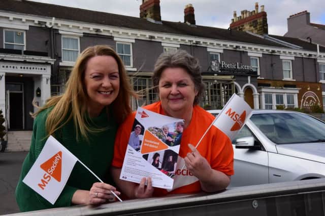 Roz Hughes with Marion Anderson (in orange top) the Society group co-ordinator.